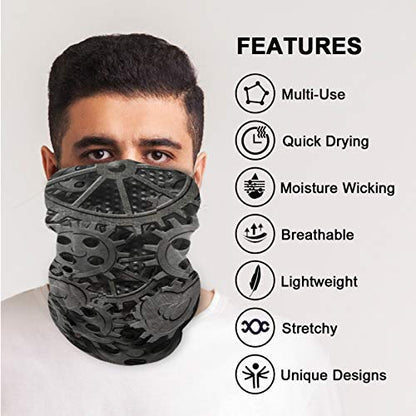 visesunny Seamless Scarves Bandana Scarf UV Resistence Outdoor Sport Balaclavas Headwear Headband Unisex - color: Multi9