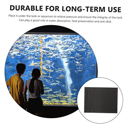 balacoo 3pcs Aquarium Mat Thickened Nonslip Pad for Fish Tanks Durable Bottom Mat for Leveling and Protection Versatile Aquarium Accessory Easy to Cut
