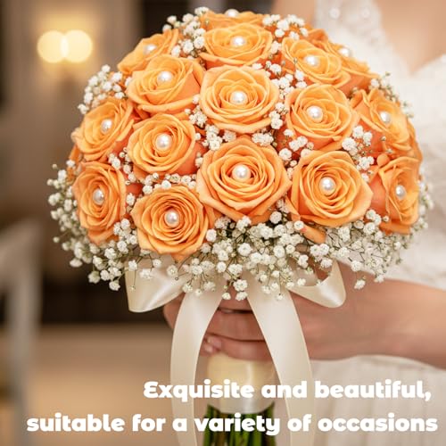 100 Pcs Teardrop Corsage Pins, 55mm/2.2 Inch Long Straight Pearl Head Sewing Pins for Corsage, Bouquet, Hat, Ribbon Flowers, Dressmaking, Fabric, Knit & Crochet Crafts, Wedding Decorations