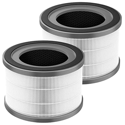 2 Pack Vista 200 Replacement Filt-er for LEVOIT Vista 200 Air Purifi-er | 3-in-1 Multi-layer Main Filt-er Replacement, Fit Part No.Vista 200-RF