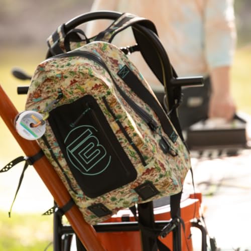 BOTE Highwater Waterproof Backpack 28L | Submersible Laptop Dry Backpack | 100% waterproof 28L backpack with submersible gear protection - color: Sendero Collab