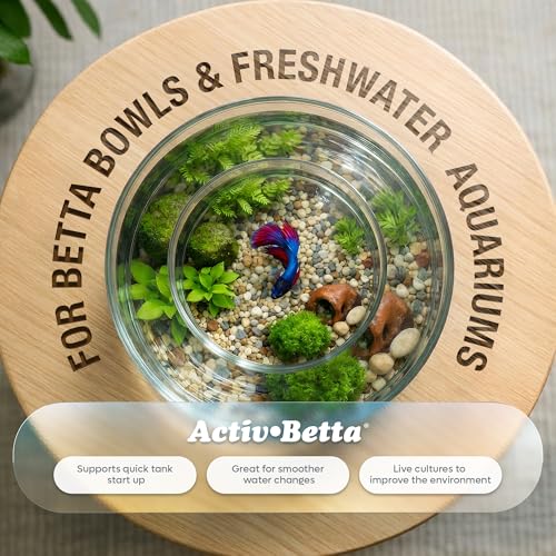 Activ Betta Bio-Activ Live Aqueous Solution – 1 Gallon – Instant Aquarium Cycling, Denitrifying Formula & Trace Elements for Betta Fish Tanks & Freshwater Aquariums