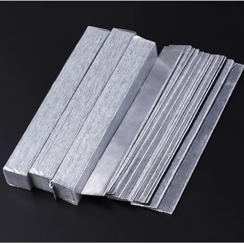 Lead Sheet, Fishing Soft Lead Sheet Strips for Fishing, Plant Anchors/Weights - size: 0.6mm 30-33PCS