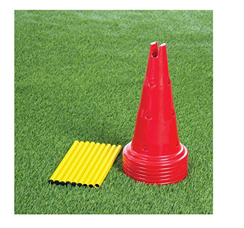 Dog Agility Course Equipment- Hurdle Cone Set – Obstacle Agility Training Kit for Doggie, Pet Outdoor Backyard Game