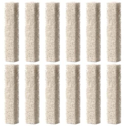 AQUANEAT 12-Pack Replacement Ammonia Reducer Pads Compatible with Aqueon QuietFlow 20 and 75 LED PRO Aquarium Power Filter