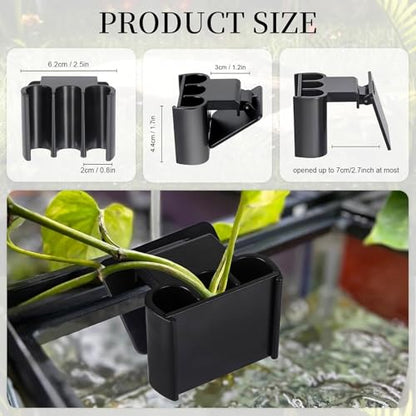 Adjustable Aquariums Hydroponic Shelf for Multiple Fish Tanks Size High Strengths ABS Materials with Easyly Installation