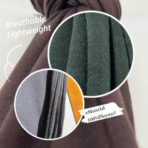 Solid Hijab Scarf,Polyester Head Wrap Long Muslim Headscarf for Women,3PCS | Soft Stretch Premium Polyester, 180×80cm Lightweight Hijab, Multi-use as Wrap, Shawl, Turban, Hair Scarf,fit Daily,ideal Gift