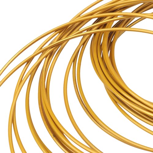 30 Piece 8 Inch Gold Metal Floral Hoop Wreath Macrame Rings Set, Floral Hoop Wreath for Weddings, Home Decor and DIY Crafts, Dream Catcher, and Macrame Wall Hanging Crafts by GENHAKON.