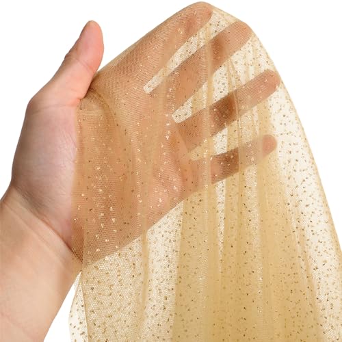 1pc Fall/Halloween Table Runner 10 ft Gold Metallic Foil Sheer - color: Gold