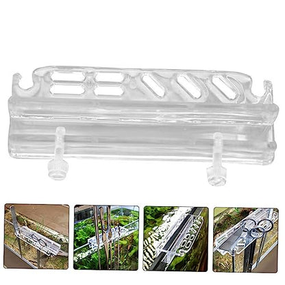 LIOOBO Aquarium Cleaning Supplies Tool Holder Rack Water Grass Tool Organizer Easy Install for Fish Tanks