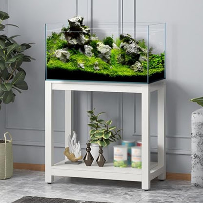 Fish Tank Stand,2-Tier Metal Fish Stand Cabinet Rack Shelf – Durable Bracket for Home Storage, Organize Aquarium Supplies, Space-Saving Design for Fish Enthusiasts - size: 80x40x75cm