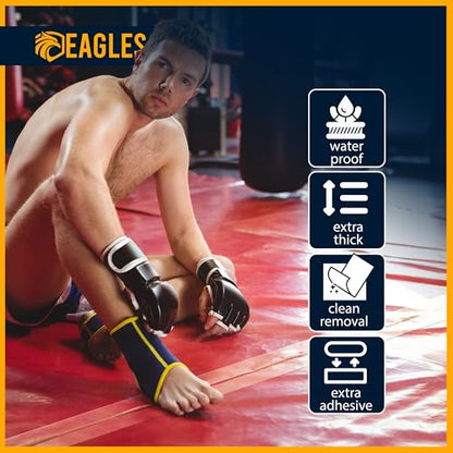 Clear Mat Tape for Wrestling Grappling Gymnastics Jiu Jitsu MMA Floor | Exercise Roll Out Mats Foam Tiles | Home Mats & Gym Floor Tape (1, 4 Inch) - size: 4 Inch