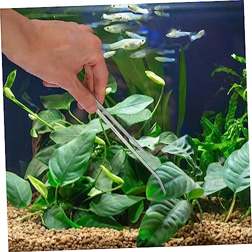 WOONEKY 1set Aquatic Plants Maintenance Tool Includes Scissors and Spatula for Fish Tank Cleaning Ergonomic Design for Precision Plant Trimming Resistant