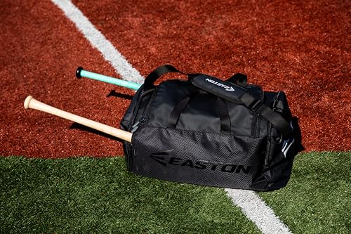 Easton | 310D PLAYER DUFFLE | Baseball & Fastpitch Softball | Multiple Colors - color: Black
