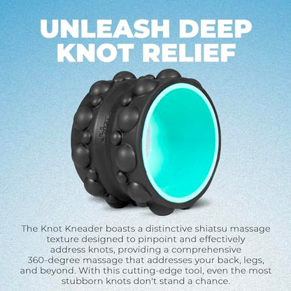 Chirp Wheel XR Knot Kneader - Firm Massage Roller, Shiatsu Thumb Massage, Muscle Release Tool for Knots &Tension Relief | High Density Foam for Physical Therapy & Relaxation, 500lbs Capacity, 6" Mint - size: 6 Inch Mint