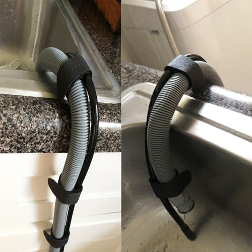 Universal Adjustable Washing Machine Drain Hose Holder Hook, Flexible Laundry Tub Discharge Hose Clip - Perfect for firmly fixing the washing machine hose in the sink for drainage.- No Hose
