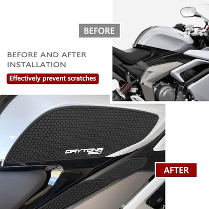 For Day.tona 660 Day.tona 660 day.tona 660 2026 2025 2024 accessories tank grip fuel tank traction pad anti-slip sticker fue daytona 660l tank pad