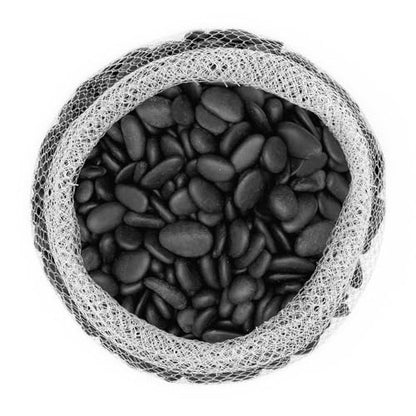 Royal Imports River Rocks, Aquarium Gravel – Black 1"- 1.5" - 30 lbs | Decorative Ornamental Vase Filler Pebbles for Potted Plants, Terrariums, Vases, Succulents, Fish Tank Gravel, DIY & Crafting - size: 1"- 1.5" - 30 lbs, style: Black