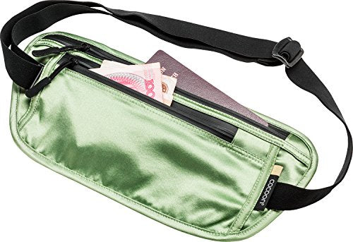 COCOON Monsoon Silk RFID Waist Wallet - Light Green - color: Light Green