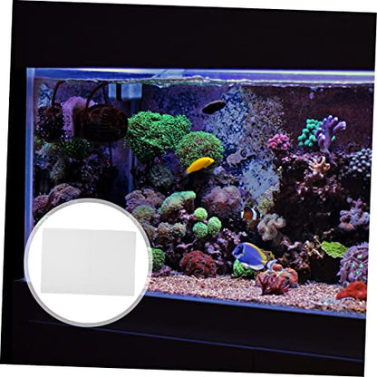 GALPADA Thickened Aquarium Bottom Mat Non- Fish Tank Cushion Pad for Shock Absorption and Heat Insulation Fish Tank Mat for Home Use - color: White
