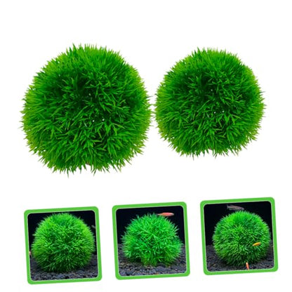 Toddmomy 8pcs Artificial Aquatic Plants for Fish Tank Landscaping Non- Material Aquarium Decor Fish Habitat and Desktop Aesthetics