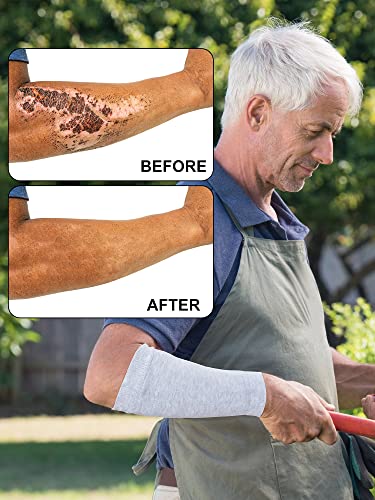 Janmercy 9 Pairs Arm Protectors for Thin Skin - color: Black, Gray, Beige