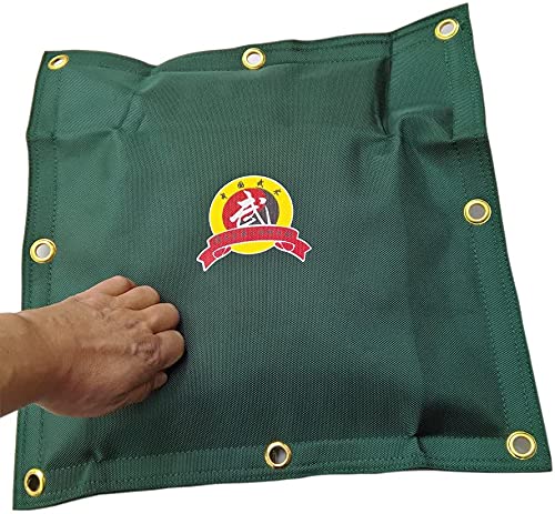 Wing Chun Kung Fu Canvas Sandbag Wall Hanging Bag is Suitable for Kick Boxing and Various Boxing Training. - color: New Green