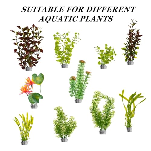 Aquarium Plant Weights, Plant Anchors, 30Pcs Aquarium Plant Anchors, Plant Weights Anchors for Live Plants, Plant Weights Stops Plants from Floating in The Aquarium.