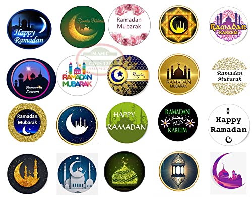 Ramadan Party Favors Ramadan Pencils Ramadan Goody Bags Ramadan stickers Ramadan Gifts for Muslim kids Islamic Gifts (200 Stickers) - style: 200 Stickers