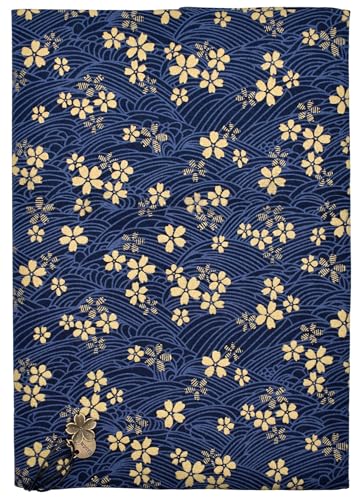 BLBMH 6.5x9.5 Bible Cover with Bookmark | Non-Stretch Fabric Book Cover for Hardcover/Paperback | Privacy Reading Gift for Women - Sakura Blue - color: Sakura Blue, size: 9.5in
