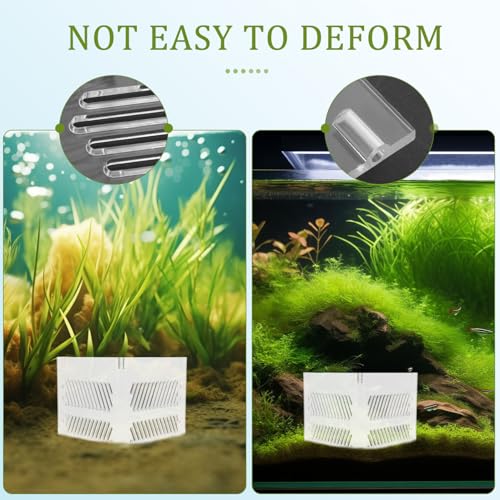 Fish Tank Partition Grid Board Acrylic Aquarium Isolation Pump Guards Single Layer Divider for Home Aquarium Filtration and Gravel Separation