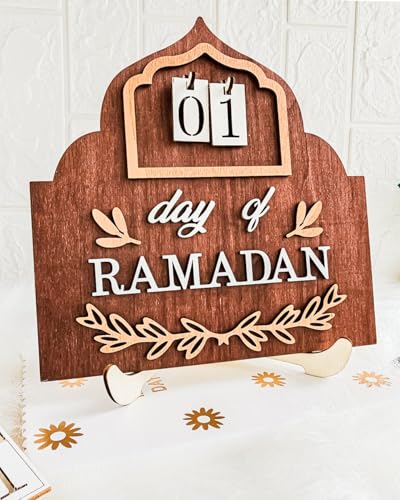 OLEEK Ramadan countdown calendar - Ramadan decorations for home 2026 - Ramdan calendar for kids - Ramadans gifts for kids - ramadan calendar 2026 - ramadan advent calendar - زينة رمضان كريم ديكور