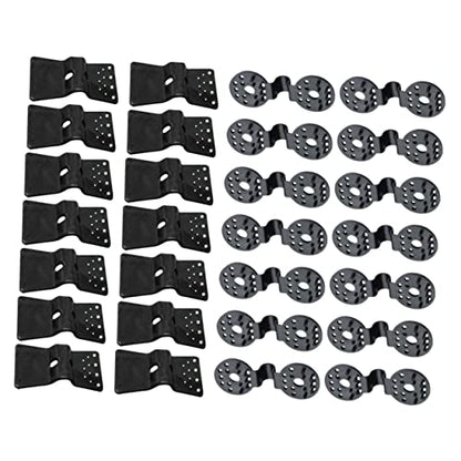 KESYOO 30Pcs Non Slip Mesh Buckle Clips for Shade Cloth and Greenhouse Fixing Durable Sunshade Clamp for Secure Attachment of Nets and Canopies
