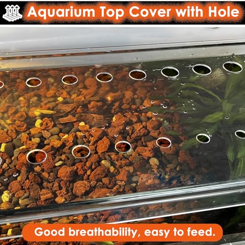 LZMZMQ Custom Size Aquarium Lid, Clear Acrylic Sheet Fish Tank Canopy, Home Outdoor Porch Anti-Fish Jump Cover, Avoid Cat Catching Fish, Top Mount(L30xW25cm/11.8x9.8in) - size: L30xW25cm/11.8x9.8in