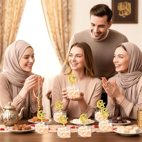 Ramadan Eid Gifts - 12 Sets Bulk Muslim Prayer Beads with Boxs Eid Mubarak Party Favors Gifts Islamic Party Supplies Religious Jewelry Favors for Ramadan Wedding Islamic Festival Birthday