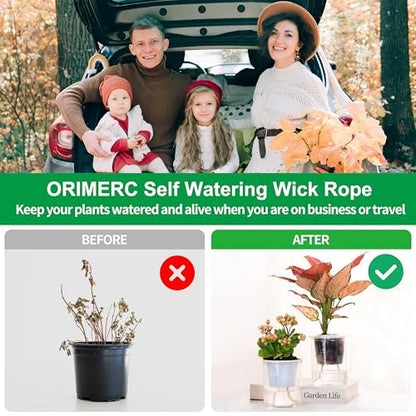 ORIMERC 12 Pack 3 inch Net Cups Pots with 12 feet Hydroponics Self Watering Wick & 12 Plant Labels Aquaponics Mason Jar Bucket Insert Orchid kratky Vegetable Garden Growing Netted Basket Slotted Mesh - size: 3 inch (12 Pack)