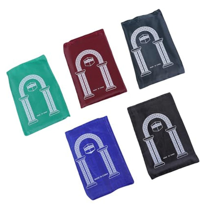 GLOGLOW Portable Prayer Mat 5Pcs Nylon Travel Pray Mat Lightweight Foldable for Prayer Yoga Meditation with 5 Colors Easy to Carry