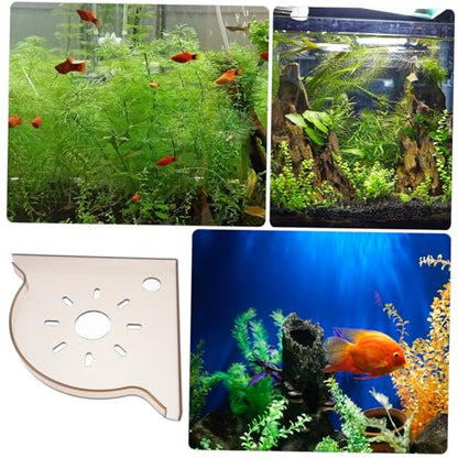 Fish Tank Decor Triangle Shelf for Storage Corner Rack Stand Easy Access for Aquarium Supplies