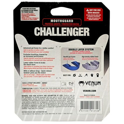 Venum Challenger Mouthguard - Strap/Strapless - color: Black/Red, size: Adult