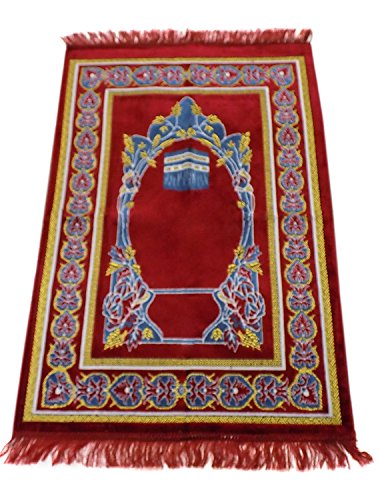 Prayer Rug Made in Turkey with Fine Soft Velvet