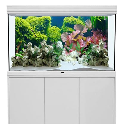 AWERT 48x24 inches Aquatic Plant Aquarium Background River Bed & Lake Fish Tank Background Vinyl - size: 48x24in/120x60cm