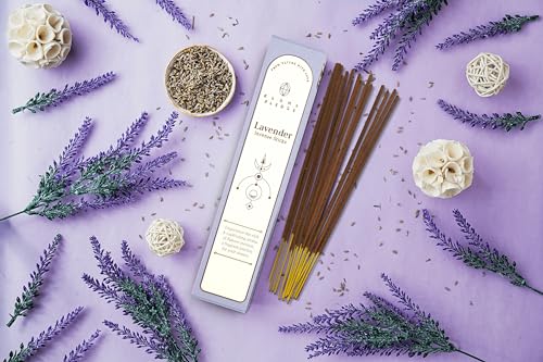 KarmaPledge Lavender Incense Sticks, Burn Time 45-60 Min, 40 Sticks - color: Lavender, size: 40 Hand Dipped Sticks