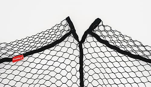 Rubber Coated Replacement Fishing Net Hook Resist Large Deep Fish Net Mesh | Replacement Landing Net Mesh,Rubber Coated Net Bag for Big Catfish Trount Salmon Pike Musky,Fits Freshwater Saltwater - color: 3/4" Mesh, size: XL:34.6"Dia.-36"Depth-109"Circumfe