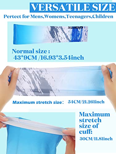 Tisancy 10 Pairs Sun Protection UV Arm Sleeves Cooling Anti Slip Compression Sleeves Sports Polyester Cycling Covers - size: Medium, style: Vivid Style