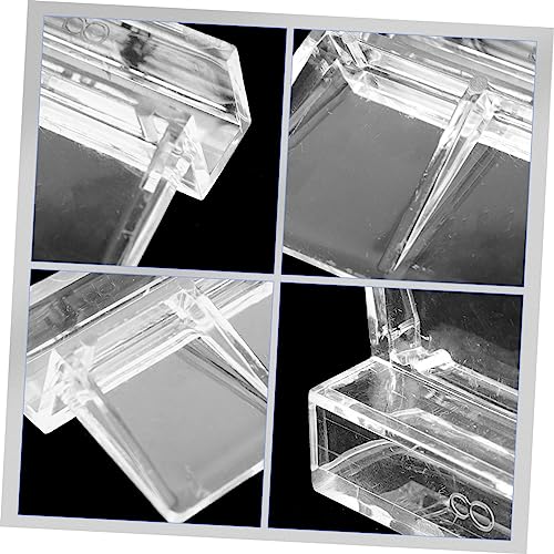 Levemolo 16Pcs Fish Tank Lid Supports Sturdy Acrylic Cover Racks for Aquariums Easy Installation and Durable Fish Tank Holders Fish Tank Accessories for Secure Lids