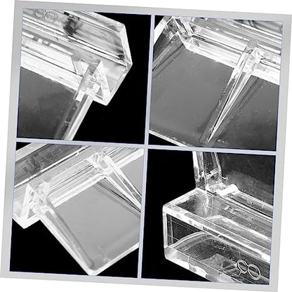 Levemolo 16Pcs Fish Tank Lid Supports Sturdy Acrylic Cover Racks for Aquariums Easy Installation and Durable Fish Tank Holders Fish Tank Accessories for Secure Lids