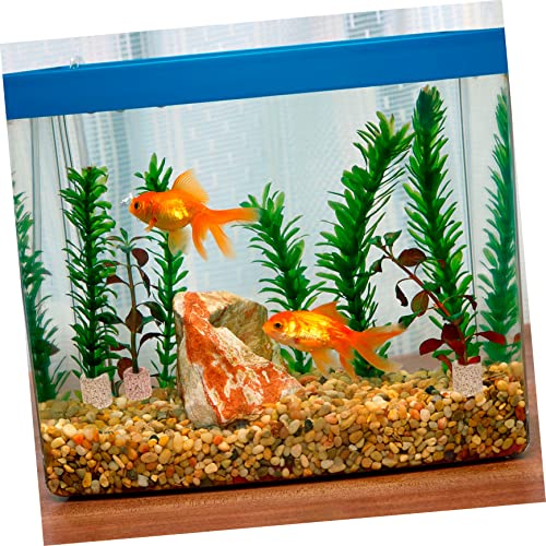 TEHAUX 20pcs Plant Ornament Holders Aquarium Accessories Fish Landscape Accessories Aquarium Ornament Fixed Ring Habitat Suction Cups Fish Tank Fish
