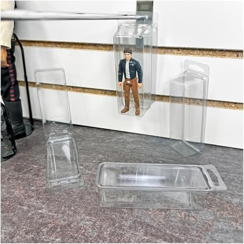Clear Plastic Clamshell Package/Storage Container, 4.19" H x 1.5" W x 1.25" D, Pack of 50