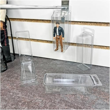 Clear Plastic Clamshell Package/Storage Container, 4.19" H x 1.5" W x 1.25" D, Pack of 50