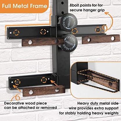 J JACKCUBE DESIGN Wall Mount Heavy Bag Hanger Bracket, Punching Bag, Sandbag Holder Rack, Heavy Duty Hanging Bracket Boxing Accessories Stand for Home and Gym -MK852A